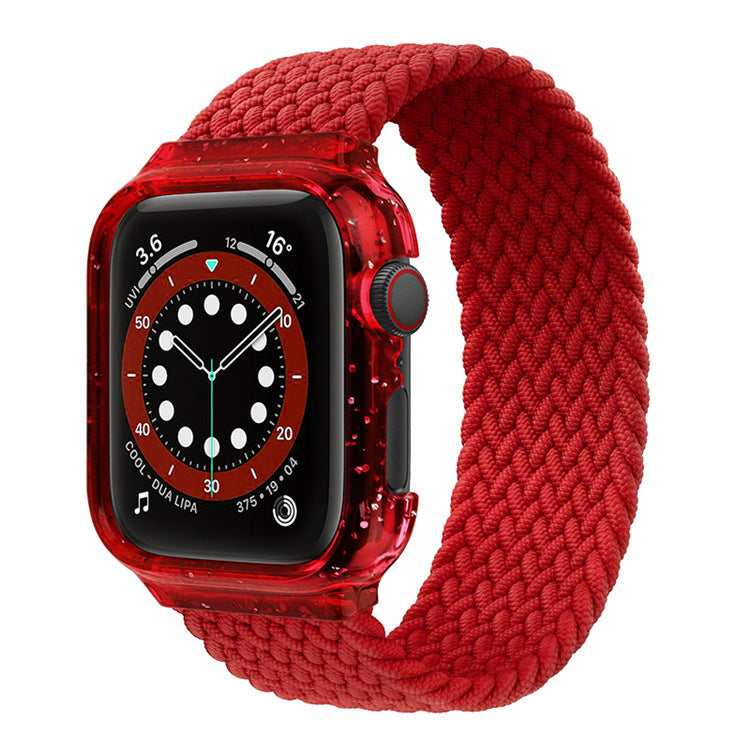 Woven PC one-piece frame watchband protective cover