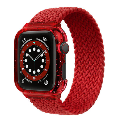 Woven PC one-piece frame watchband protective cover