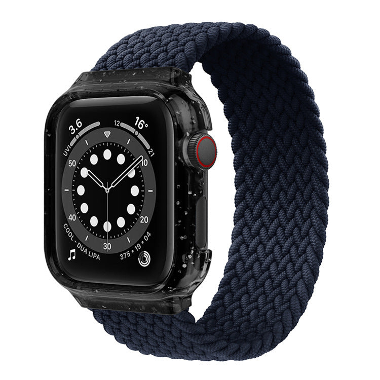 Woven PC one-piece frame watchband protective cover