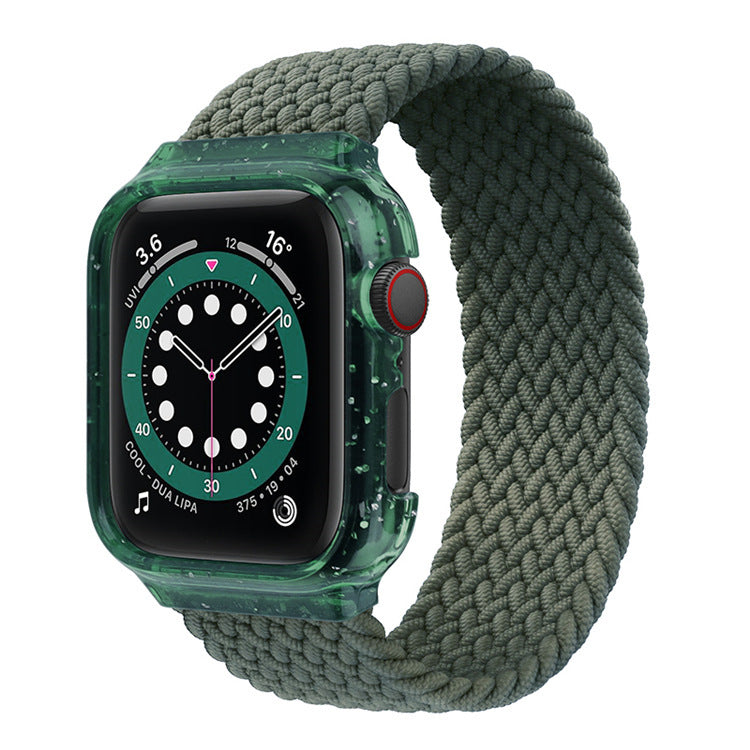 Woven PC one-piece frame watchband protective cover
