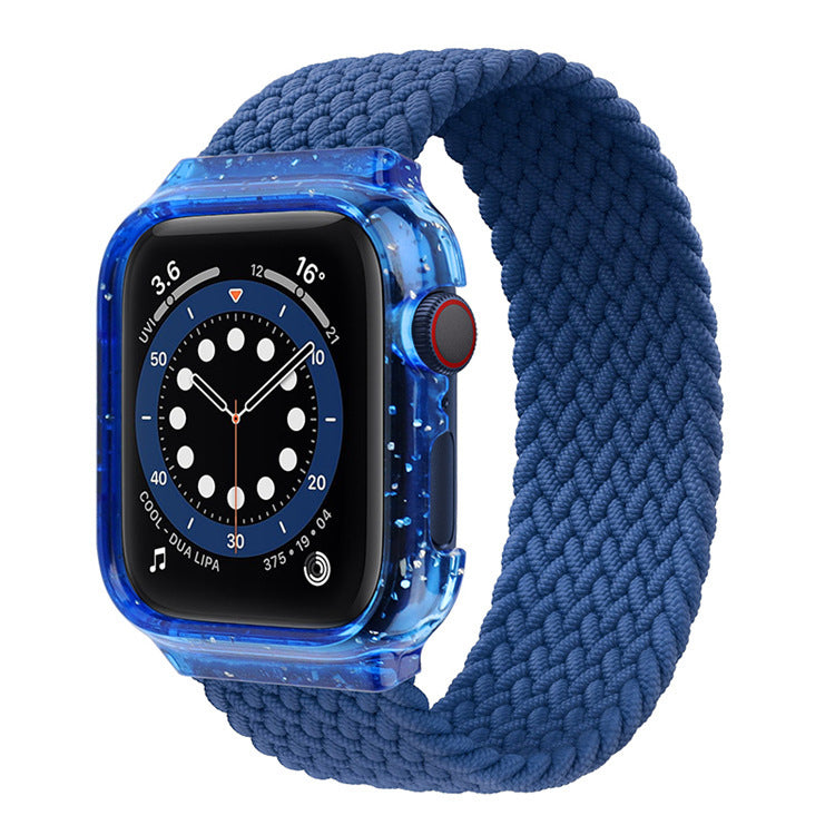 Woven PC one-piece frame watchband protective cover