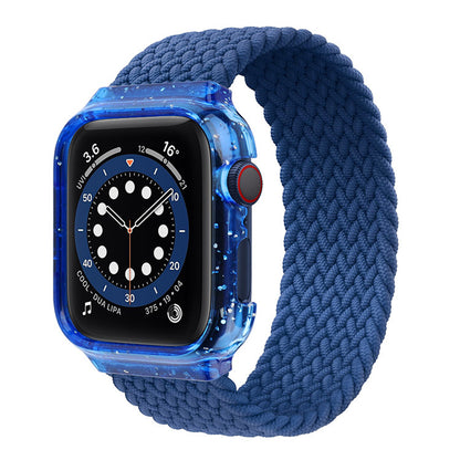 Woven PC one-piece frame watchband protective cover