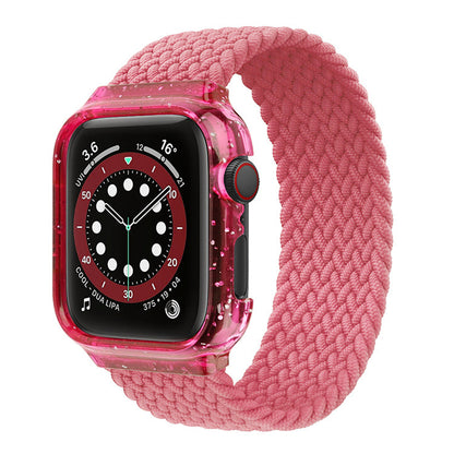 Woven PC one-piece frame watchband protective cover