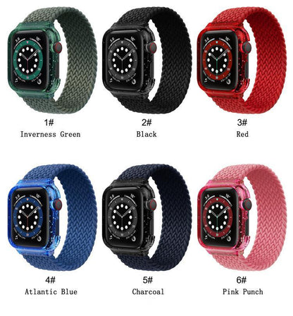Woven PC one-piece frame watchband protective cover