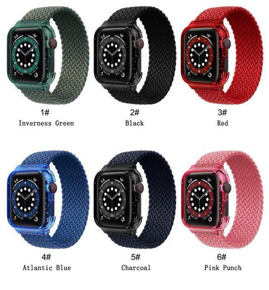 Woven PC one-piece frame watchband protective cover