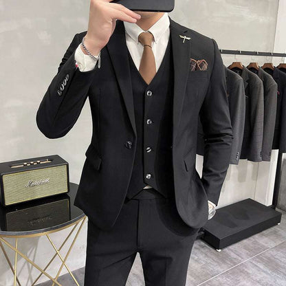 Wedding Dress Suit 3-piece Business Men's Suit