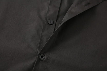 Teenage Men's Stand-up Collar Shirt DEU818