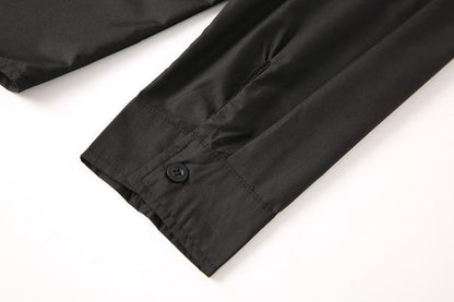 Teenage Men's Stand-up Collar Shirt DEU818