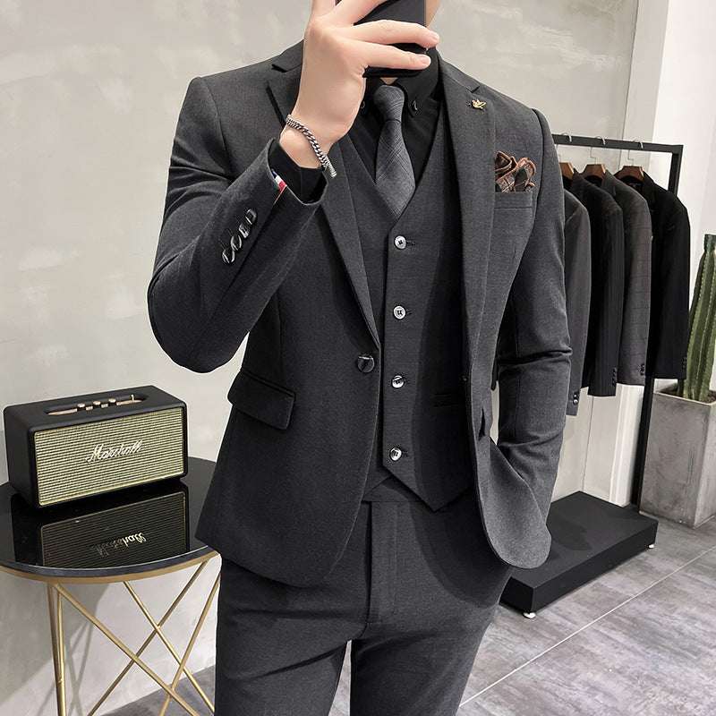Wedding Dress Suit 3-piece Business Men's Suit
