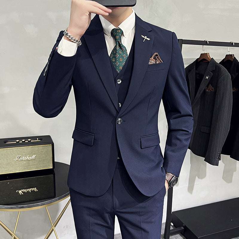 Wedding Dress Suit 3-piece Business Men's Suit