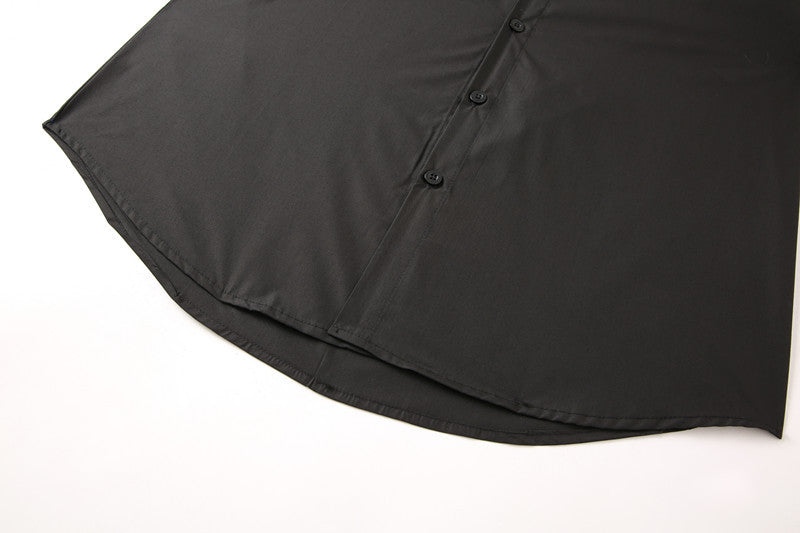 Teenage Men's Stand-up Collar Shirt DEU818