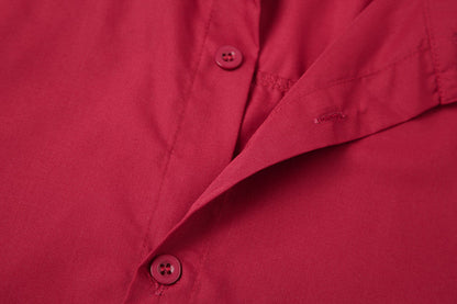 Teenage Men's Stand-up Collar Casual Shirt DEU818