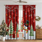 3D Digital Printed Christmas Curtains